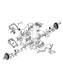 Main Frame parts for Craftsman Gas Walk-Behind Mower 917376430 from AppliancePartsPros.com