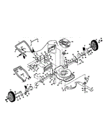 Main Frame parts for Craftsman Gas Walk-Behind Mower 917376440 from AppliancePartsPros.com