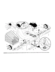 Wheels / Tires / Bag parts for Craftsman Gas Walk-Behind Mower 917376580 from AppliancePartsPros.com