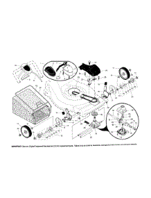 Wheels / Tires / Bag parts for Craftsman Gas Walk-Behind Mower 917376630 from AppliancePartsPros.com