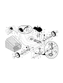 Wheels / Tires / Bag parts for Craftsman Gas Walk-Behind Mower 917376632 from AppliancePartsPros.com