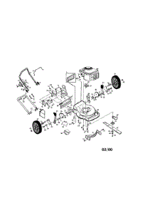 Power Propelled Rotary Lawn Mower parts for Craftsman Gas Walk-Behind Mower 917376750 from AppliancePartsPros.com
