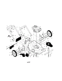 Engine / Housing / Handle parts for Craftsman Gas Walk-Behind Mower 917376782 from AppliancePartsPros.com