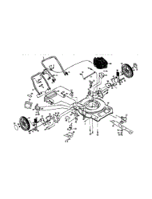 Main Frame parts for Craftsman Gas Walk-Behind Mower 917376810 from AppliancePartsPros.com