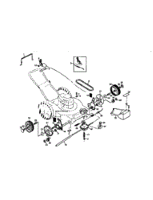 Drive Assembly parts for Craftsman Gas Walk-Behind Mower 917376810 from AppliancePartsPros.com