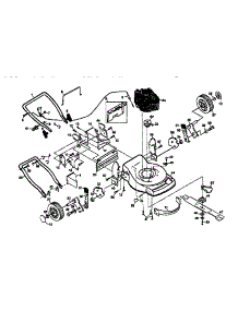 Main Frame parts for Craftsman Gas Walk-Behind Mower 917376880 from AppliancePartsPros.com