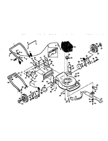 Main Frame parts for Craftsman Gas Walk-Behind Mower 917376905 from AppliancePartsPros.com