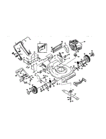 Main Frame parts for Craftsman Gas Walk-Behind Mower 917376930 from AppliancePartsPros.com