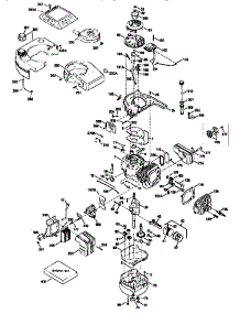 Engine 143.966504 (71 / 143) parts for Craftsman Gas Walk-Behind Mower 917376941 from AppliancePartsPros.com