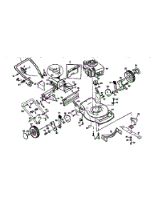 Main Frame parts for Craftsman Gas Walk-Behind Mower 917376950 from AppliancePartsPros.com