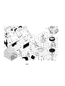 Engine / Housing / Handle parts for Craftsman Gas Walk-Behind Mower 917377042 from AppliancePartsPros.com