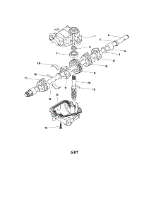 Gear Case parts for Craftsman Gas Walk-Behind Mower 917377091 from AppliancePartsPros.com
