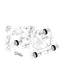 Wheels / Tires / Drive / Cover parts for Craftsman Gas Walk-Behind Mower 917377110 from AppliancePartsPros.com