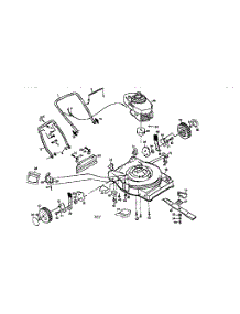 Main Frame parts for Craftsman Gas Walk-Behind Mower 917377201 from AppliancePartsPros.com
