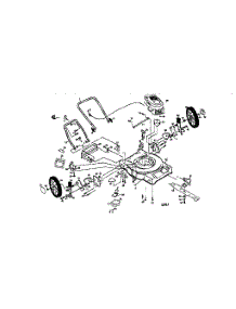Main Frame parts for Craftsman Gas Walk-Behind Mower 917377211 from AppliancePartsPros.com