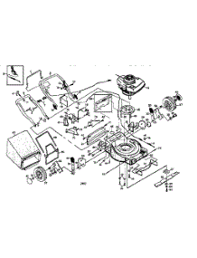 Main Frame parts for Craftsman Gas Walk-Behind Mower 917377251 from AppliancePartsPros.com