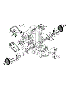 Main Frame parts for Craftsman Gas Walk-Behind Mower 917377260 from AppliancePartsPros.com