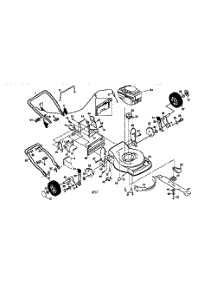 Main Frame parts for Craftsman Gas Walk-Behind Mower 917377261 from AppliancePartsPros.com