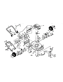 Main Frame parts for Craftsman Gas Walk-Behind Mower 917377262 from AppliancePartsPros.com