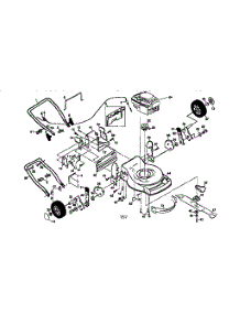 Main Frame parts for Craftsman Gas Walk-Behind Mower 917377263 from AppliancePartsPros.com