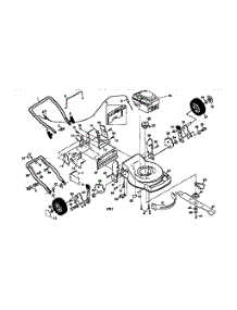 Main Frame parts for Craftsman Gas Walk-Behind Mower 917377264 from AppliancePartsPros.com