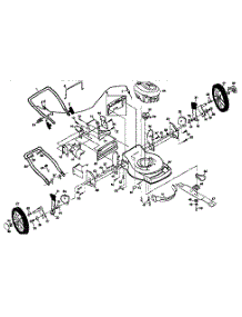Main Frame parts for Craftsman Gas Walk-Behind Mower 917377271 from AppliancePartsPros.com