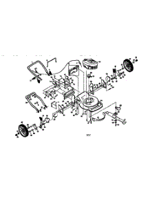 Main Frame parts for Craftsman Gas Walk-Behind Mower 917377272 from AppliancePartsPros.com