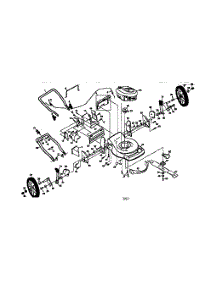 Main Frame parts for Craftsman Gas Walk-Behind Mower 917377273 from AppliancePartsPros.com