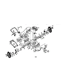 Main Frame parts for Craftsman Gas Walk-Behind Mower 917377283 from AppliancePartsPros.com