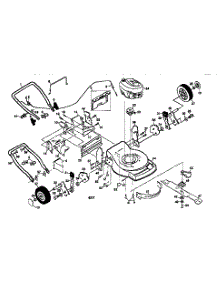 Main Frame parts for Craftsman Gas Walk-Behind Mower 917377291 from AppliancePartsPros.com
