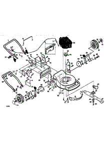 Main Frame parts for Craftsman Gas Walk-Behind Mower 917377300 from AppliancePartsPros.com
