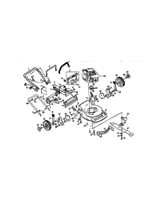 Main Frame parts for Craftsman Gas Walk-Behind Mower 917377310 from AppliancePartsPros.com