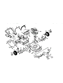 Main Frame parts for Craftsman Gas Walk-Behind Mower 917377311 from AppliancePartsPros.com