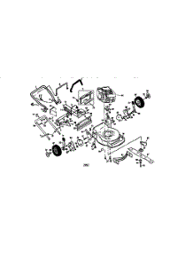 Main Frame parts for Craftsman Gas Walk-Behind Mower 917377312 from AppliancePartsPros.com