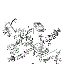 Main Frame parts for Craftsman Gas Walk-Behind Mower 917377350 from AppliancePartsPros.com