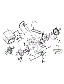 Drive Assembly parts for Craftsman Gas Walk-Behind Mower 917377350 from AppliancePartsPros.com