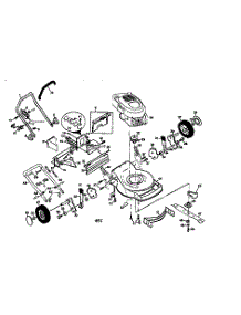 Main Frame parts for Craftsman Gas Walk-Behind Mower 917377351 from AppliancePartsPros.com