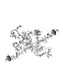 Main Frame parts for Craftsman Gas Walk-Behind Mower 917377360 from AppliancePartsPros.com