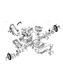 Main Frame parts for Craftsman Gas Walk-Behind Mower 917377361 from AppliancePartsPros.com