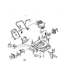 Main Frame parts for Craftsman Gas Walk-Behind Mower 917377400 from AppliancePartsPros.com
