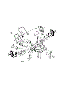 Main Frame parts for Craftsman Gas Walk-Behind Mower 917377422 from AppliancePartsPros.com