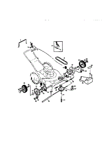 Drive Assembly parts for Craftsman Gas Walk-Behind Mower 917377430 from AppliancePartsPros.com