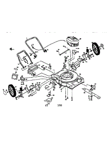 Main Frame parts for Craftsman Gas Walk-Behind Mower 917377500 from AppliancePartsPros.com