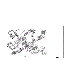 Main Frame parts for Craftsman Gas Walk-Behind Mower 917377520 from AppliancePartsPros.com