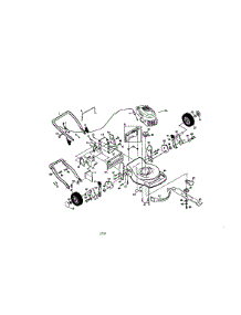 Main Frame parts for Craftsman Gas Walk-Behind Mower 917377543 from AppliancePartsPros.com