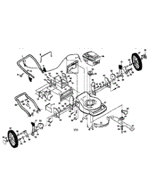 Main Frame parts for Craftsman Gas Walk-Behind Mower 917377551 from AppliancePartsPros.com