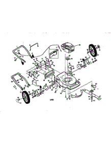 Main Frame parts for Craftsman Gas Walk-Behind Mower 917377552 from AppliancePartsPros.com