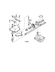 Gear Case Assembly parts for Craftsman Gas Walk-Behind Mower 917377553 from AppliancePartsPros.com