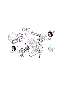 Tire And Wheel Assembly parts for Craftsman Gas Walk-Behind Mower 917377554 from AppliancePartsPros.com