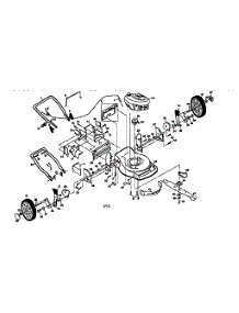 Main Frame parts for Craftsman Gas Walk-Behind Mower 917377560 from AppliancePartsPros.com